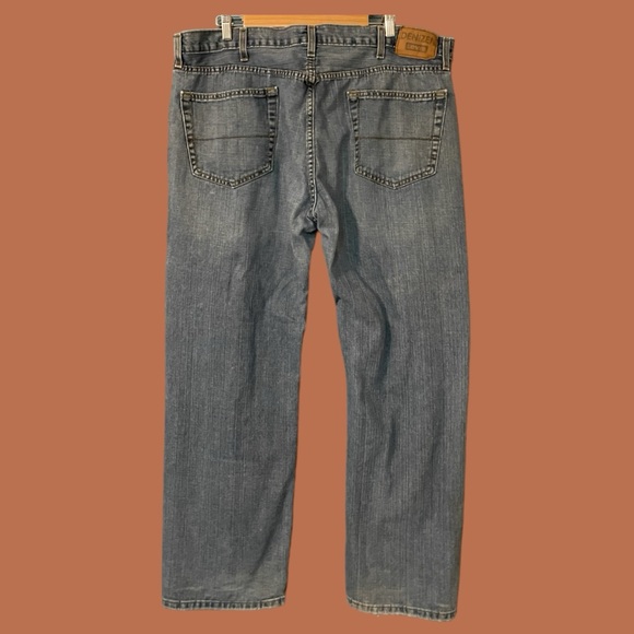 Denizen from Levi’s Men’s Light Wash Blue Cotton 285 Relaxed Jeans Size 42/32 - Picture 2 of 4